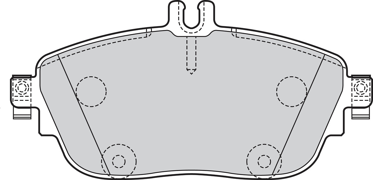 Jeu de 4 plaquettes de frein VALEO ref. 302210